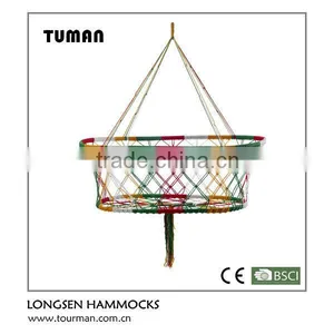 Outdoor and Indoor Multi-Color Rope Baby Swing Bed thumbnail-1
