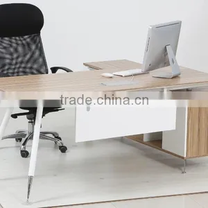 2014 High End L Shaped Wood Executive Table | Manager Table -ED01 thumbnail-1