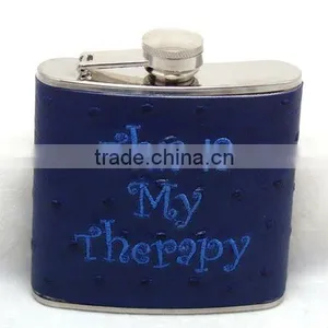Novelty Stainless Hip Flask.Therapy Pocket Flask thumbnail-1