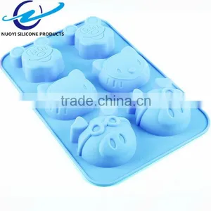 Food Grade Animal Pig Shaped Cake Mold Silicone thumbnail-1