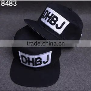 Custom Snapback Caps Flat Brim Cotton Twill Snap Back Hat Wholesale thumbnail-1
