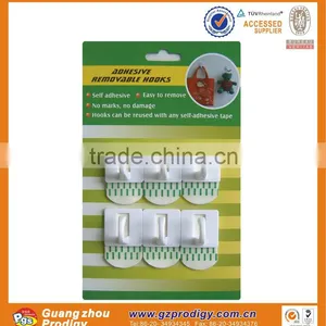 Removable Self Adhesive Wall Mounted Hook Wholesale Coat Hooks thumbnail-4