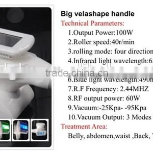 2016 GLM Best Selling V9 Valeshape rf Laser Cavitation Cooling Beauty 5 in 1 Machine for Sale thumbnail-4