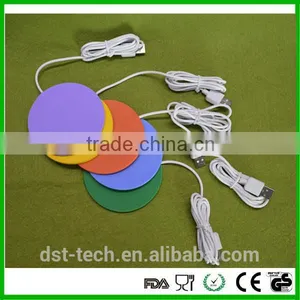 Promotional Best Quality Cardboard Soft Pvc Tea Cup Coaster thumbnail-1