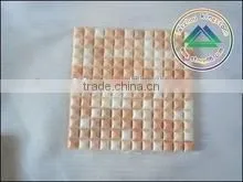Travertine Beige Marble Mosaic, Beige Marble Mosaic Tile, Mosaic Tile for Wall thumbnail-1