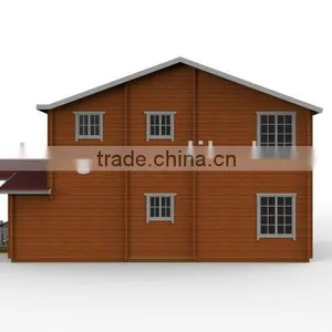 Two Floors Comfortable Wooden Prefabricated Home STW127 thumbnail-3