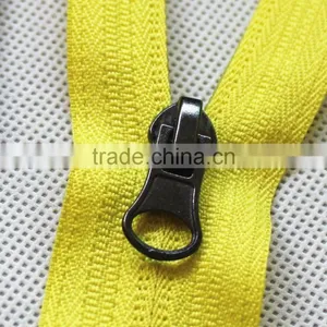 Whosale Reversed Nylon Open-end Zipper Metal Zipper thumbnail-1