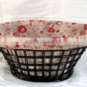 Lined Cone Willow Tableware Baskets thumbnail-1
