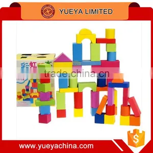 Educational Rainbow Colored Building Blocks Kids Toys thumbnail-1
