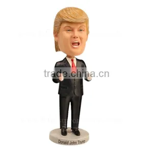 2016 Talking Action Figures Toy Donald Trump Bobble Head Dolls thumbnail-3
