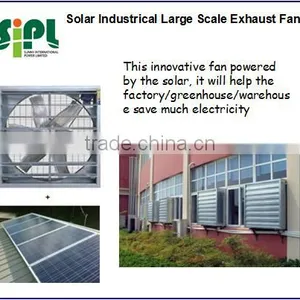 Large Scale Innovative Wall Mounted Industrial Negative Pressure Solar Air Exhaust Fan thumbnail-1