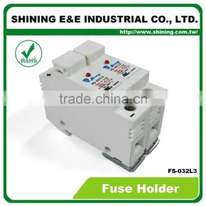 FS-032L3 Embedded Indicator 600V 32A 1 Pole RT18-32 Ceramic Fuse Holder thumbnail-3