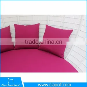Luxury Rattan Apple Bed Wicker Furniture Sun Lounger thumbnail-6