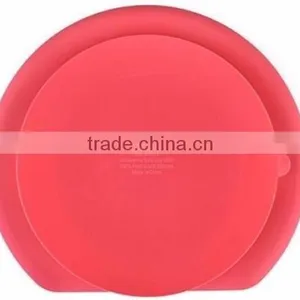 Silicone Grip Dish,Silicone Kids Strong Suction Base ,Feeding Plate thumbnail-6