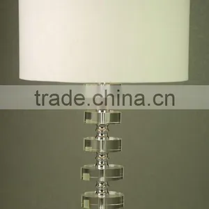 Elegant Crystal Pieces Lay-up Table Lamp for Bedroom thumbnail-1