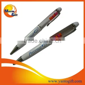 Metal Liquid Pen With 3D Floater thumbnail-1