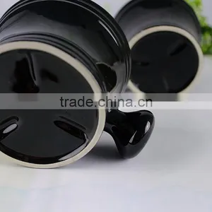 Factory Wholesale Custom Porcelain Ceramic Soap Mug, Shaving Bowl With Handle thumbnail-4