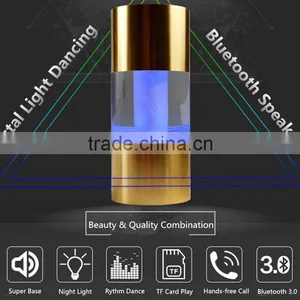 2017 New Creative Night Light Dancing Bluetooth Speaker, Crystal Gift LED Light Flashing Bluetooth Speaker Support SD Card thumbnail-3