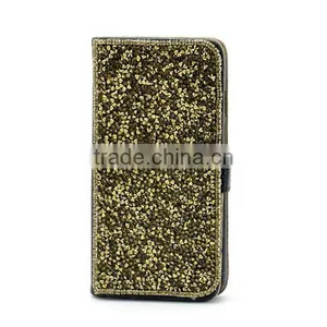 For Iphone6 Shiny PU Leather Flip Phone Case, Glittering Leather Phone Cover, pu Leather Flip Case for Iphone6 thumbnail-2