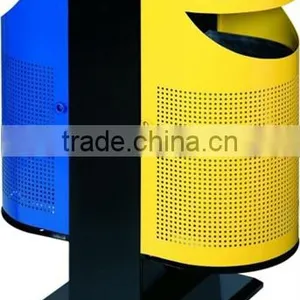 Arlau Outdoor Park Double Recycling Bin Picture thumbnail-3