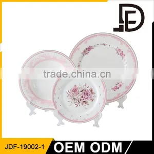 Drinkware Ceramic Dishes Plate Set , Restaurant Plate Set for Sale thumbnail-2