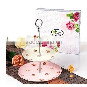 Ceramic 3-layer Cake Plate thumbnail-1