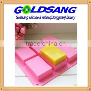 6 Rectangle Silicone Handmake Soap Mold &cake Mold DIY Mould thumbnail-3