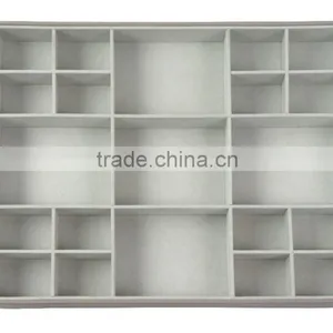 The Newest 21 Compartment Faux Leather Large Jewelry And Accessories Organizer thumbnail-2