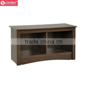 2 Cube Solid Wood Bench Shoe Stool Shoe Rack Hot Sale Home Living Room Wooden Storage Bench thumbnail-3
