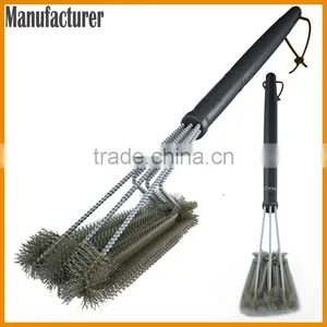 High Quality Stainless Steel Barbecue BBQ Grill Cleaning Brush thumbnail-2