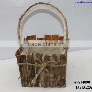 Birch Hanging Basket for Florist thumbnail-1