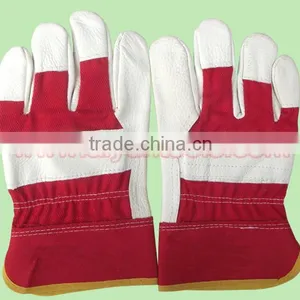 Cow Leather Gloves Work Gloves Cow Split Working Arc-welder's Glove thumbnail-5
