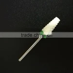 Coarse White Ceramic Nail Drill Bit- Large Tapered Bits thumbnail-3