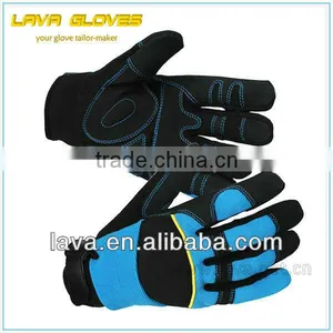 Anti-slip and Vibration Resistant Synthetic Leather Work Gloves thumbnail-1