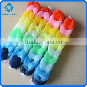 Wholesale Long Shape Natural Mesh Bath Sponge thumbnail-1