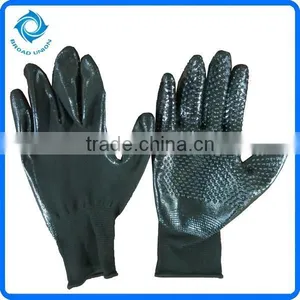 Nitrile Coated Gloves Nylon Gloves With Nitrile Dots thumbnail-1