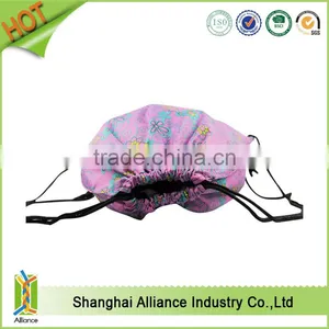 Folding Polyester Drawstring Bag for Outdoor thumbnail-1