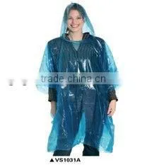 Blue Transparent Disposable Ponchos thumbnail-1