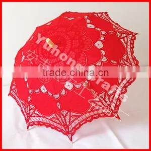 2015 New Battenburg Lace Parasol Umbrella for Wedding thumbnail-4