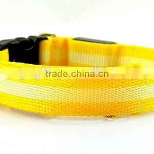 Wholesale Flashing LED Nylon Dog Collar Factory Directly thumbnail-6
