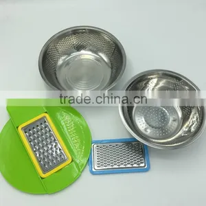 Hot Sale 5pcs Set Stainless Steel Cheese Grater With Container thumbnail-1