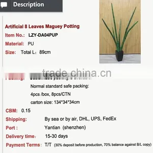 2015 New Home Decoration Maguey Potting Artificial Green Plant thumbnail-2