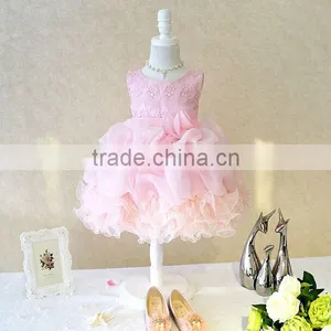 Free Shipping! New Arrival Sleeveless Fresh Girl Wedding Dresses,girls Party Dress Baby Girl Dress for Children 3-8 Years Old thumbnail-2