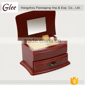 Nice -looking Finish LovelyHot Selling Luxury Wooden Mdf Jewelry Box Glossy Jewellery Display Box Wood thumbnail-1