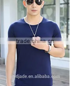Customized Manufactorying Plain Short-sleeve T Shirt for Man thumbnail-4