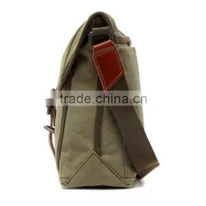 Vintage Casual Cotton Canvas Shoulder Bag,Haversack for Unisex thumbnail-3