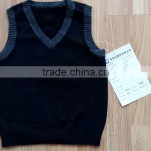 Boys Pollover Autumn V-neck Vest Kids Jackets Sweaters for Kid (BV1412) thumbnail-2