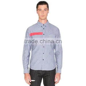 2016 Latest Shirt Designs for Men New Fashion Mens Shirts Slim Fit thumbnail-1