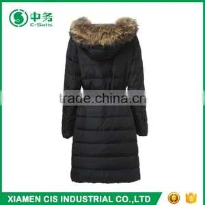 Latest Fashion Winter Korean Style White Lady Goose Down Long Coat thumbnail-3