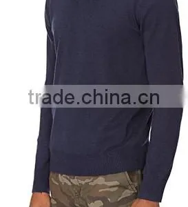 Autumn Cotton V-neck Pullover Men Sweater Hand Made Designs thumbnail-4